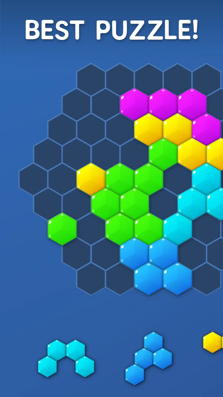 Hex Puzzle: Hexagon Merge Bloc | Indus Appstore | Screenshot