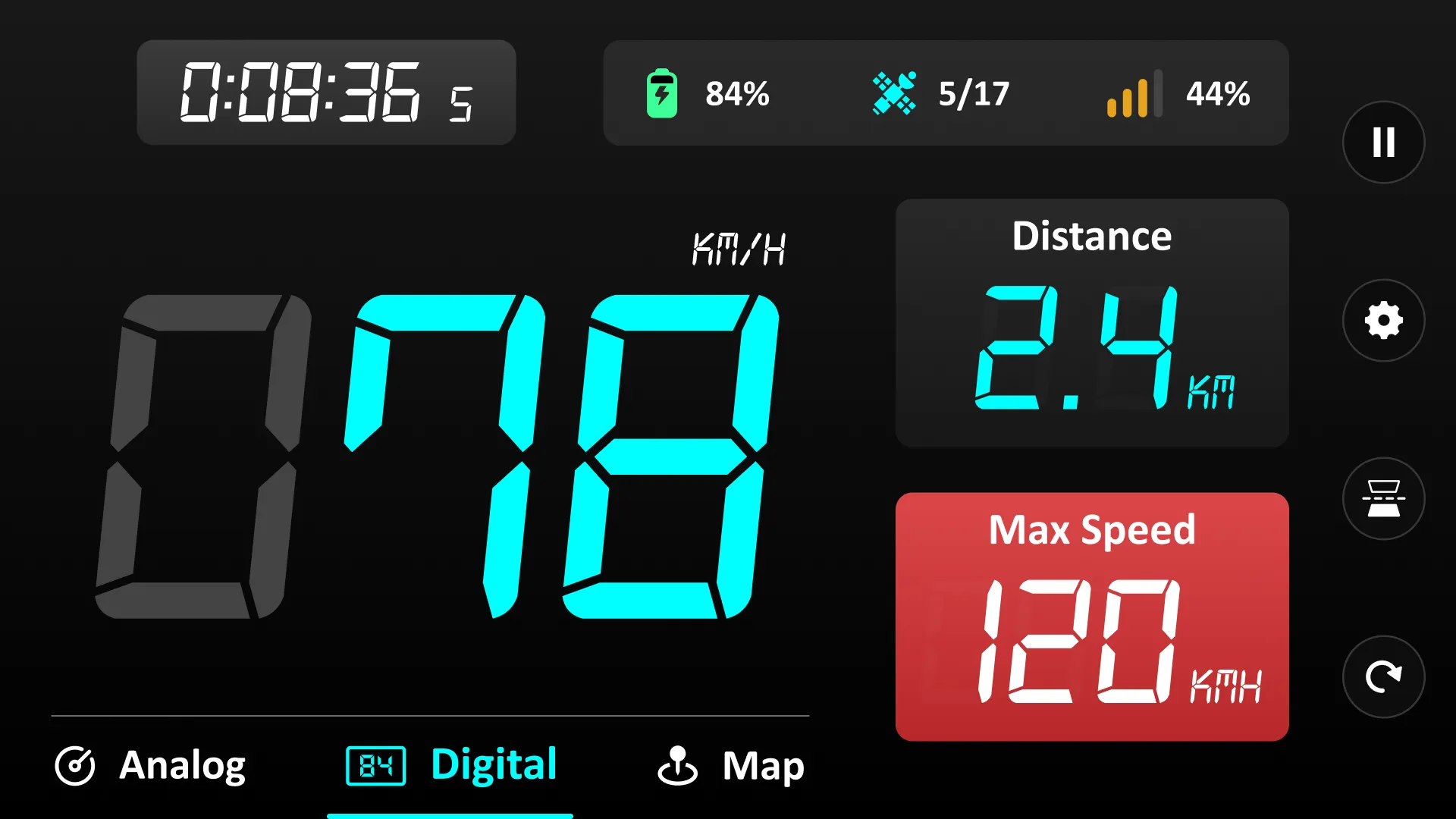 GPS Speedometer - Odometer App | Indus Appstore | Screenshot