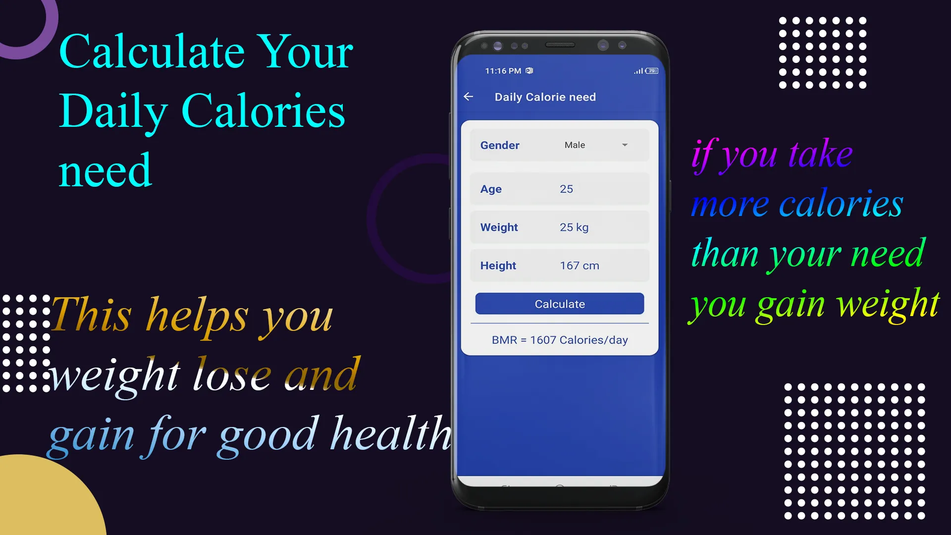 BMI Calculator Weight Loss | Indus Appstore | Screenshot