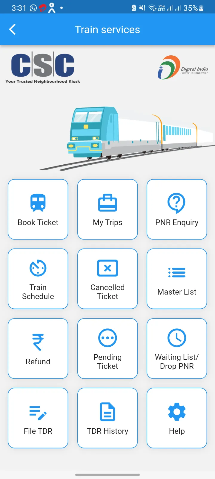 CSC Safar | Indus Appstore | Screenshot