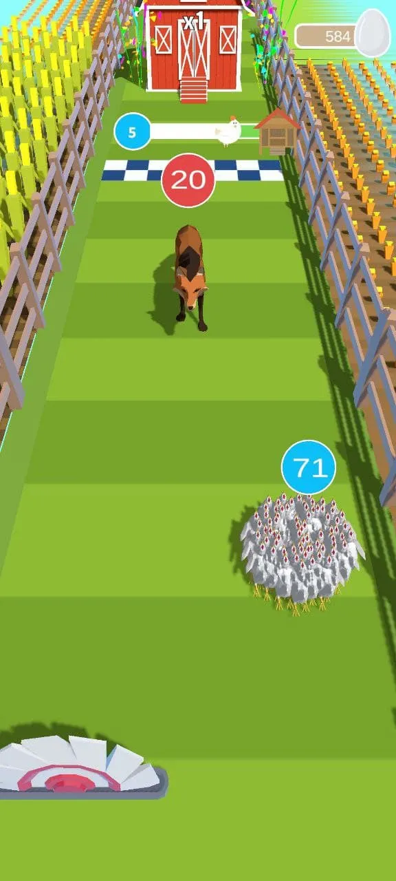 Chicken vs Fox: 3D Ranner | Indus Appstore | Screenshot