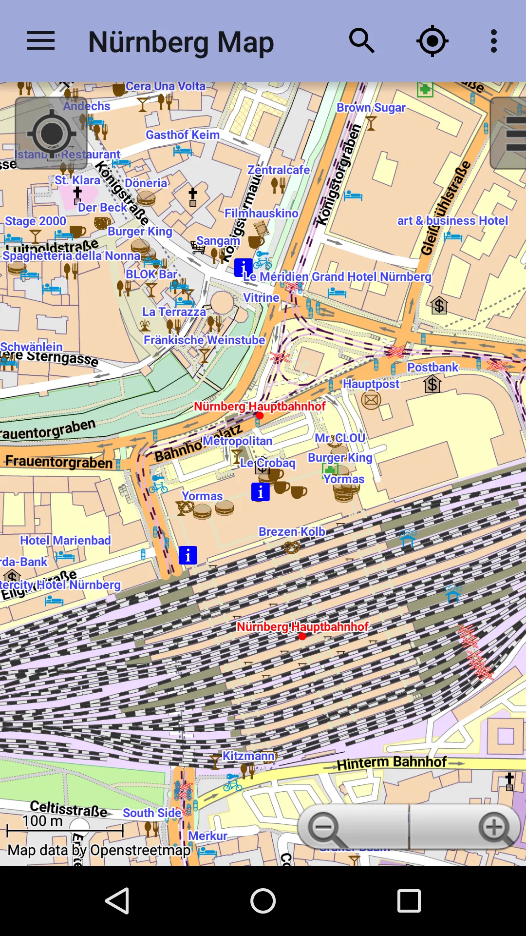 Nuremberg City Map Lite | Indus Appstore | Screenshot