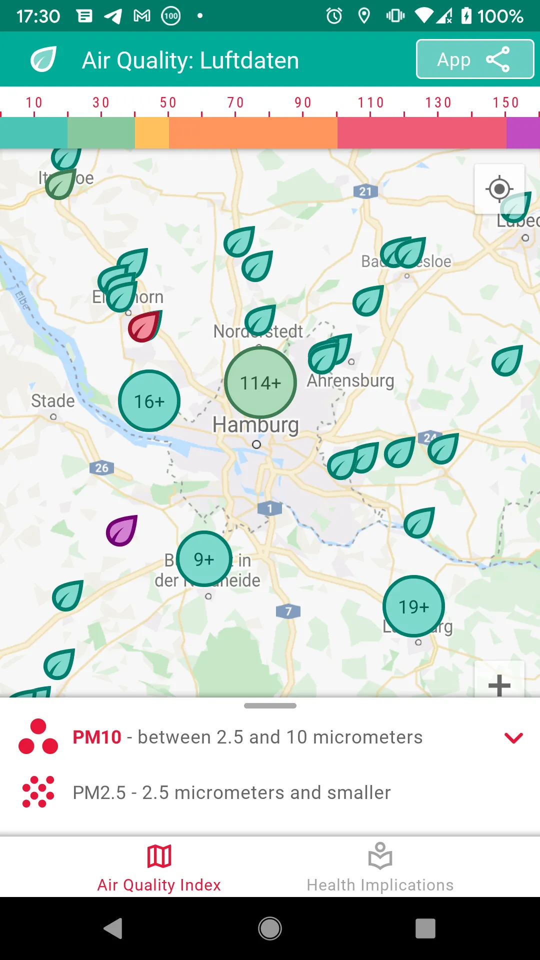 Luftdaten: Air Quality | Indus Appstore | Screenshot