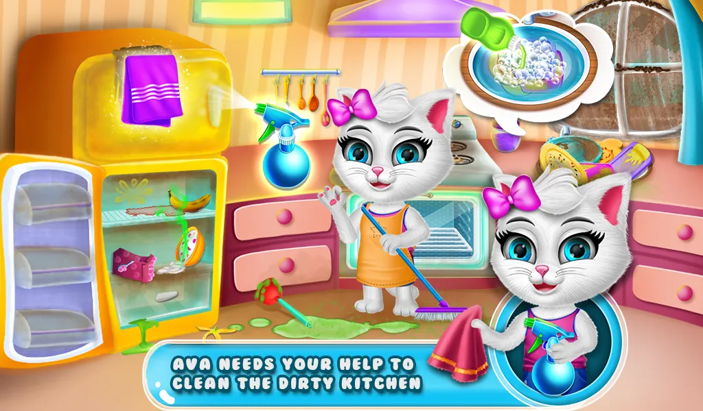 Kitty Cat Daycare Salon Games | Indus Appstore | Screenshot