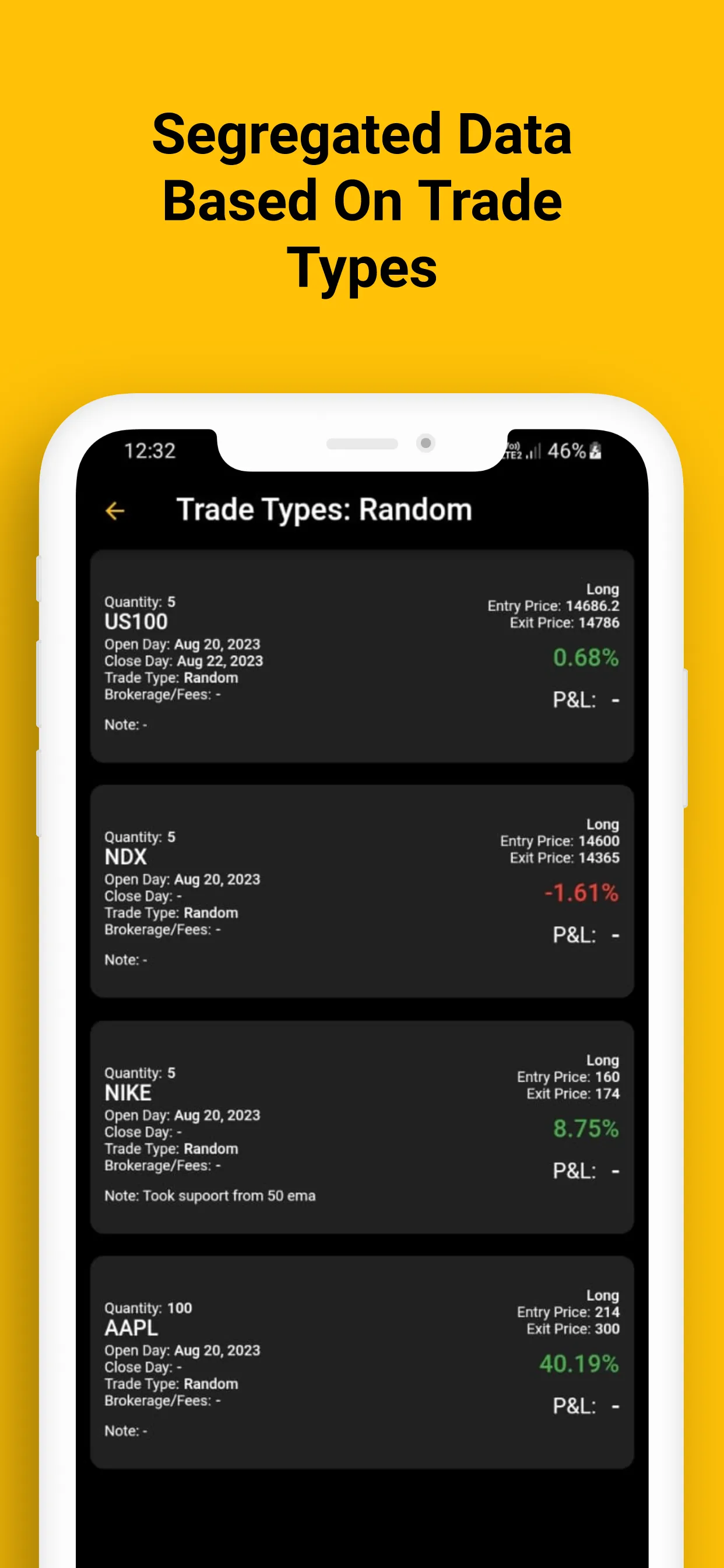 Trading Journal | Indus Appstore | Screenshot