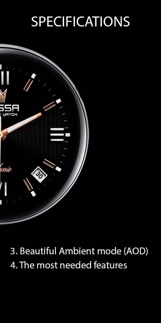 Classic Watch Face Messa Luxe | Indus Appstore | Screenshot