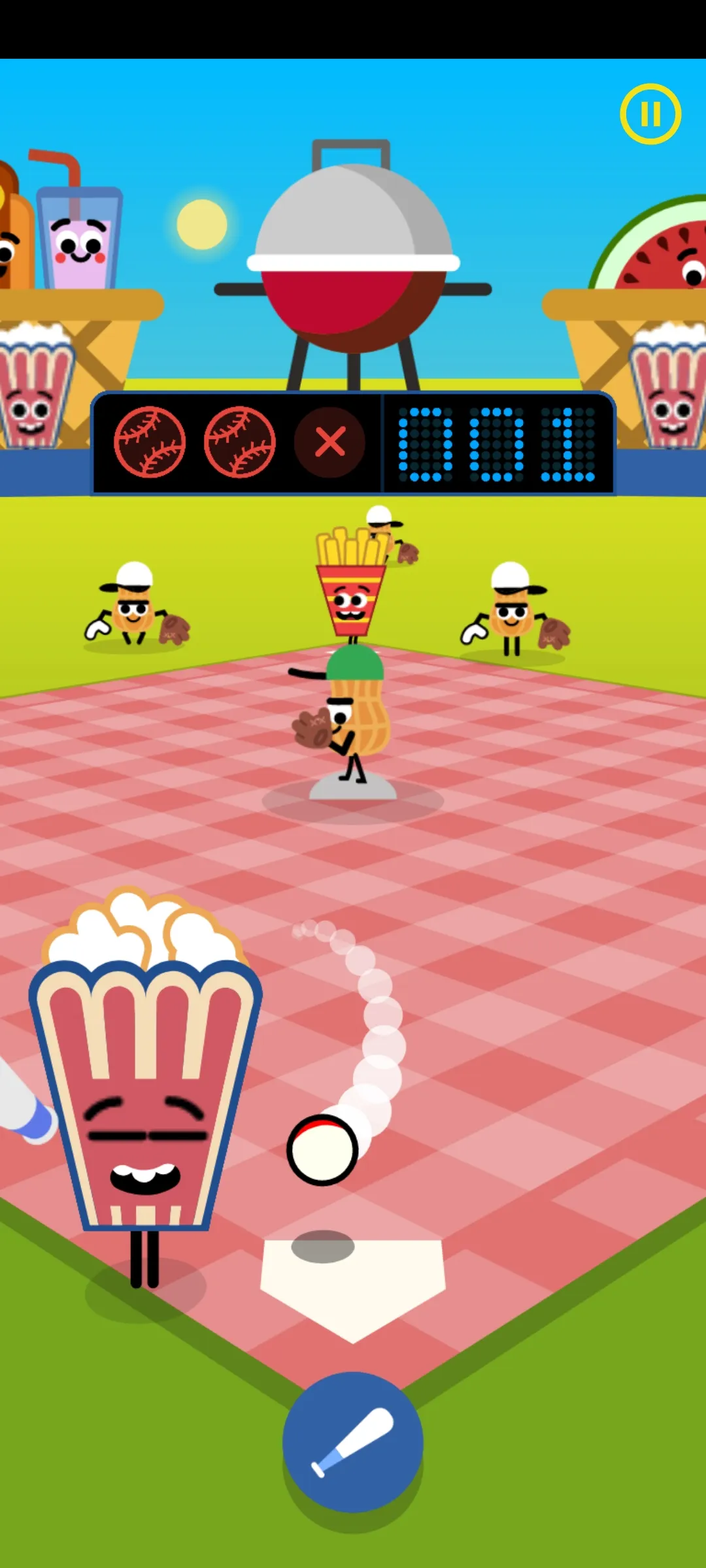 Doodle Slugger : Baseball Game | Indus Appstore | Screenshot