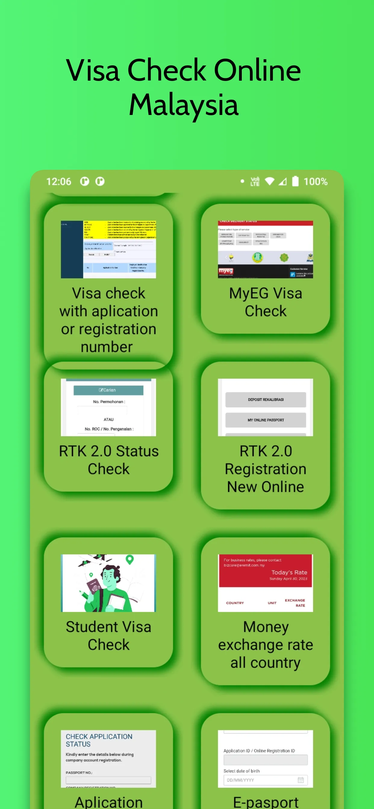 Visa Check Online Malaysia:2.0 | Indus Appstore | Screenshot