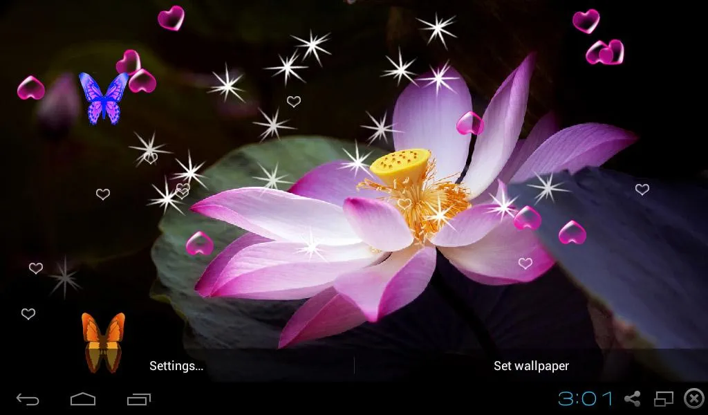 3D Lotus Live Wallpapers 2024 | Indus Appstore | Screenshot