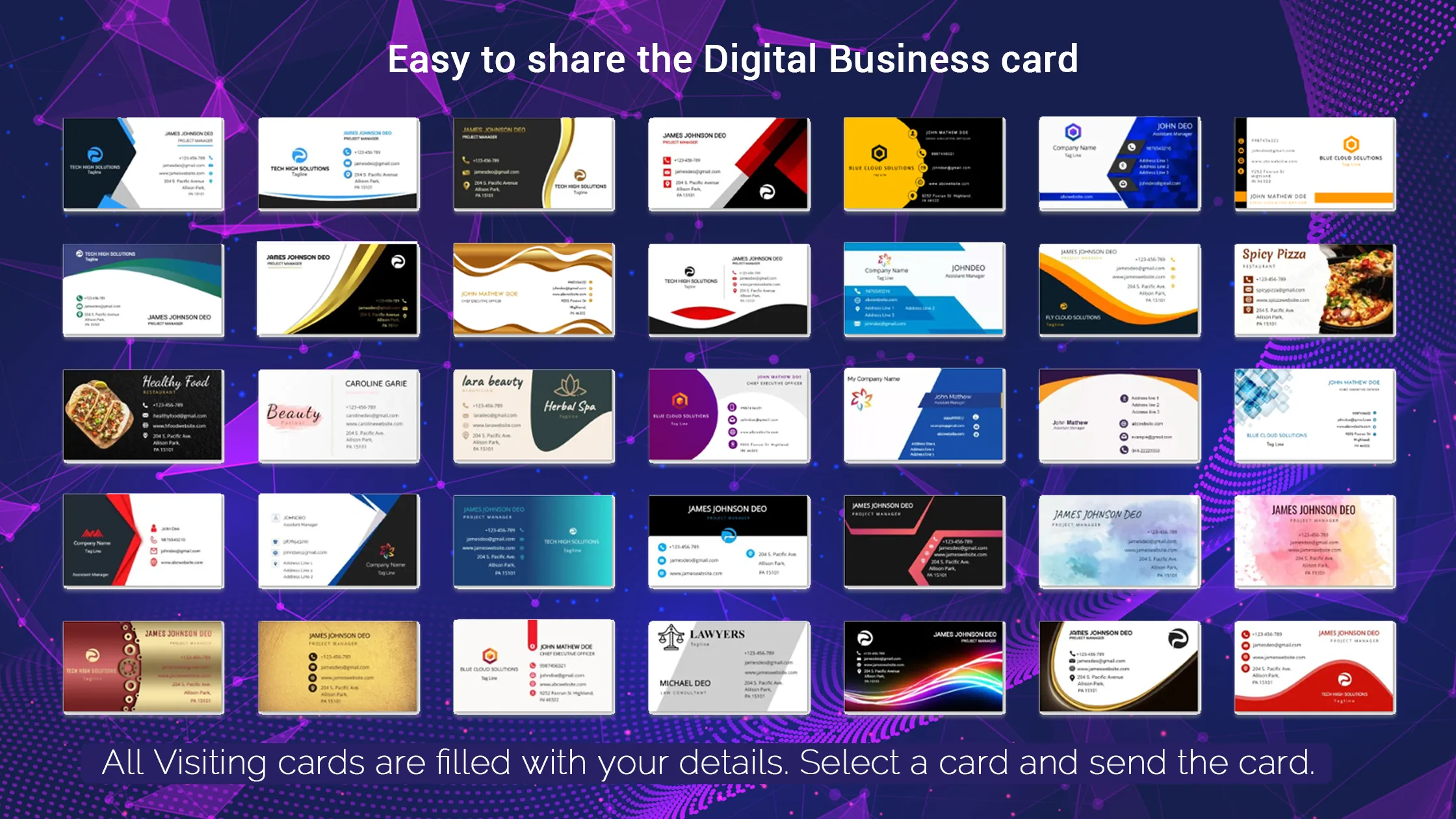 Business Card Maker, Visiting | Indus Appstore | Screenshot