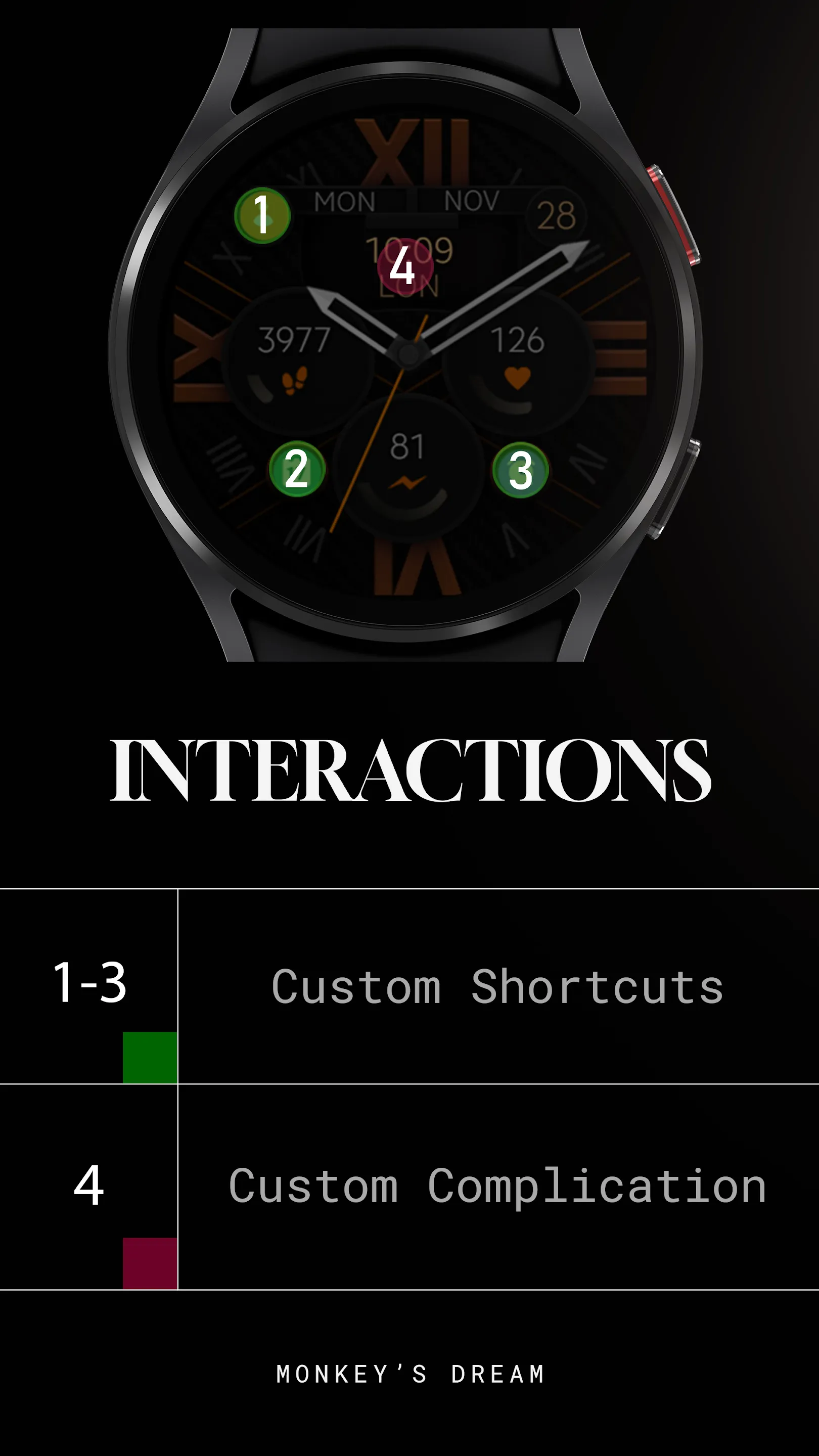 Dream 43 analog watch face | Indus Appstore | Screenshot