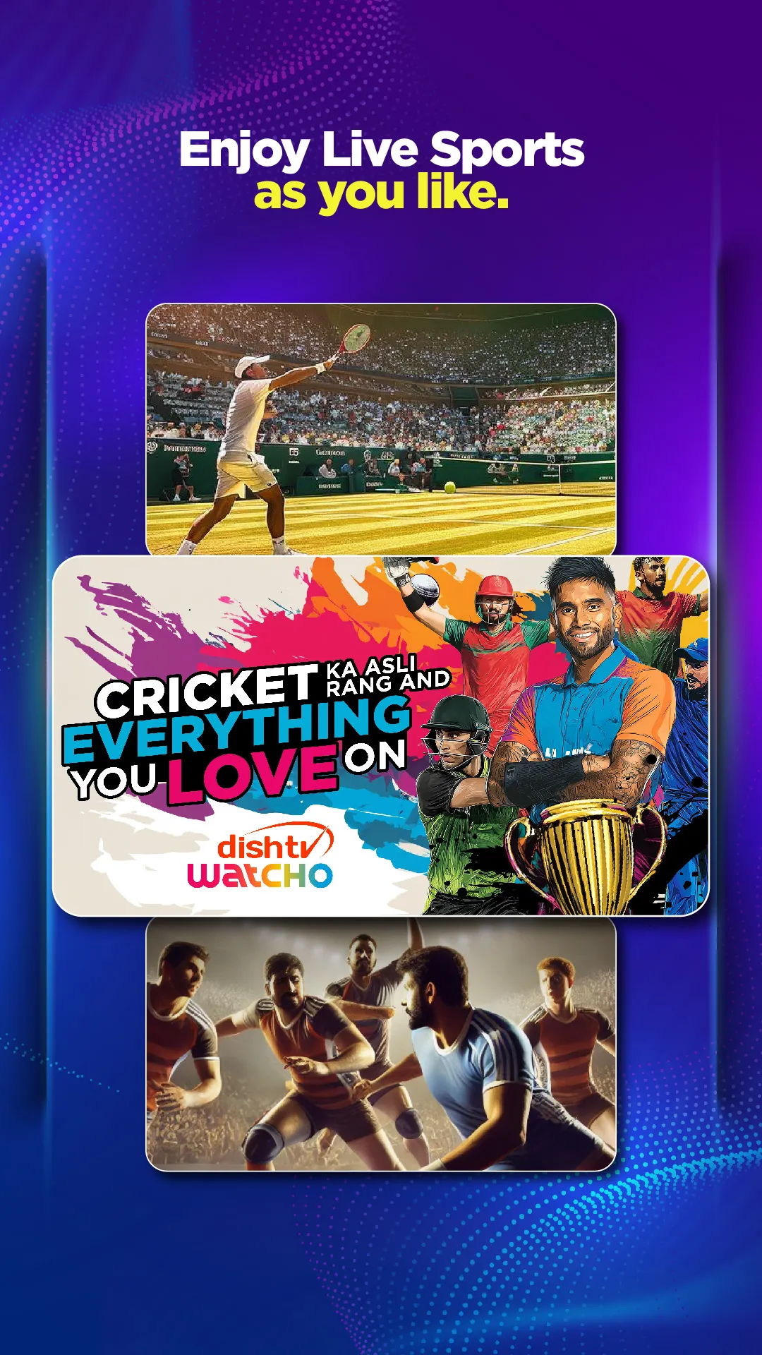 Watcho:For Everything you love | Indus Appstore | Screenshot