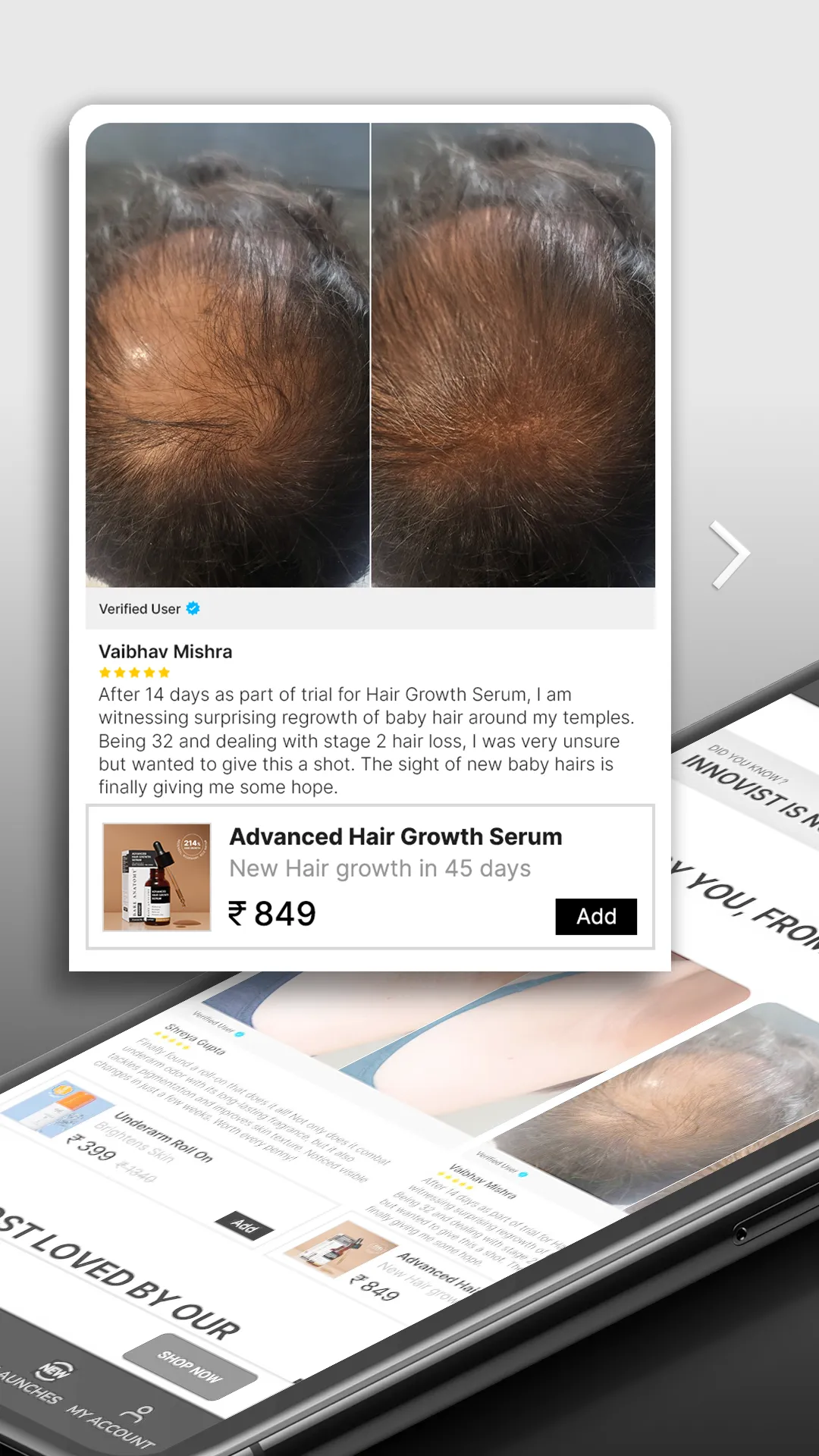 Innovist: Hair, Skin, Sun Care | Indus Appstore | Screenshot