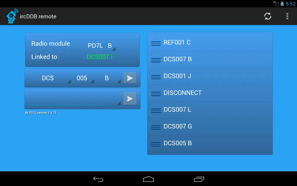 ircDDB remote | Indus Appstore | Screenshot