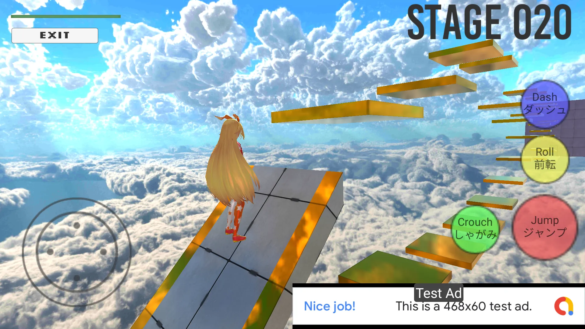 Unity-chan's Obstacle Course | Indus Appstore | Screenshot