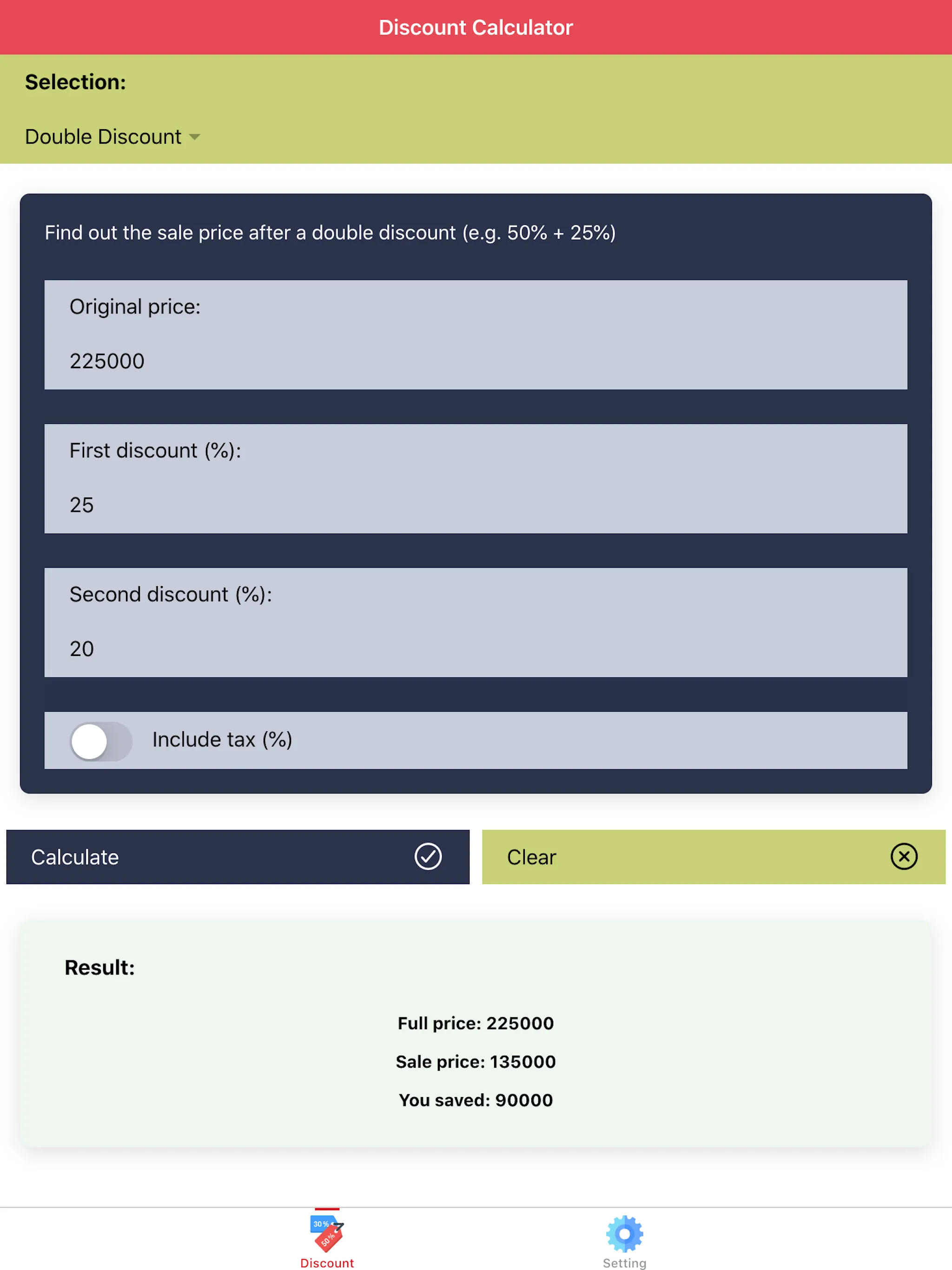 Shopping Calculator | Indus Appstore | Screenshot