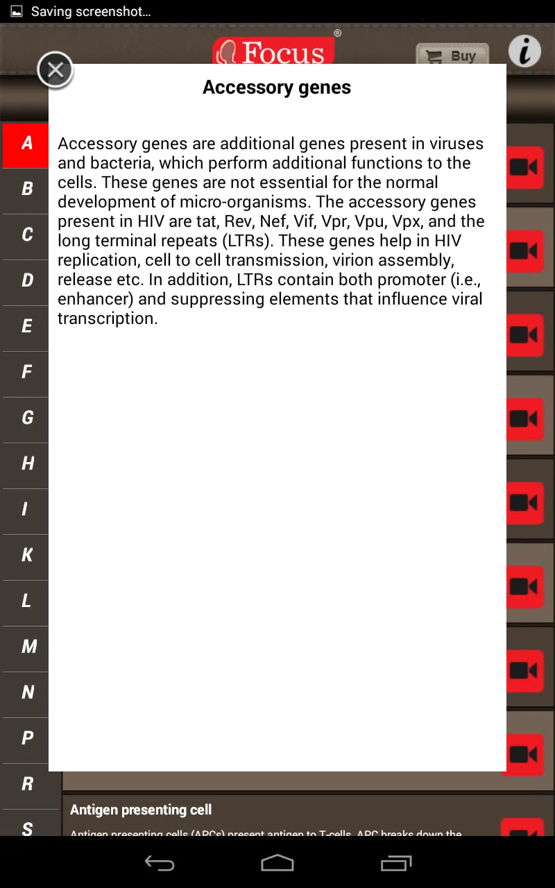 HIV & AIDS - Medical Dict. | Indus Appstore | Screenshot