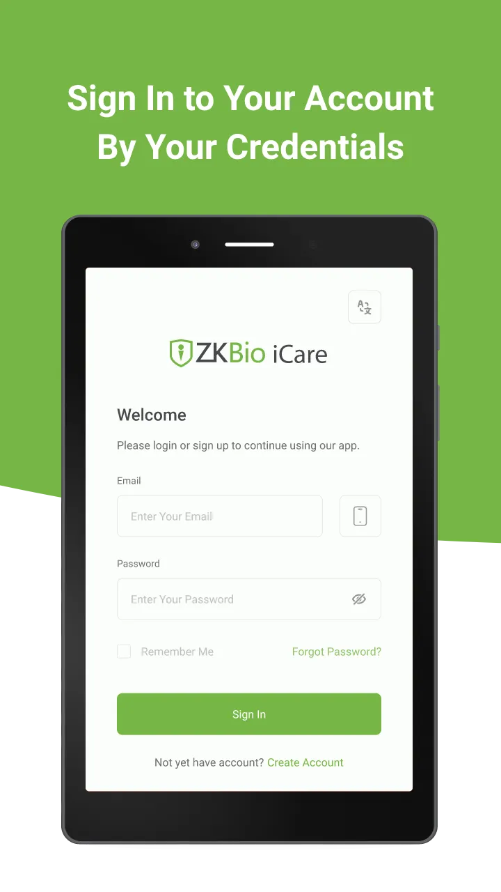 ZKBio iCare | Indus Appstore | Screenshot