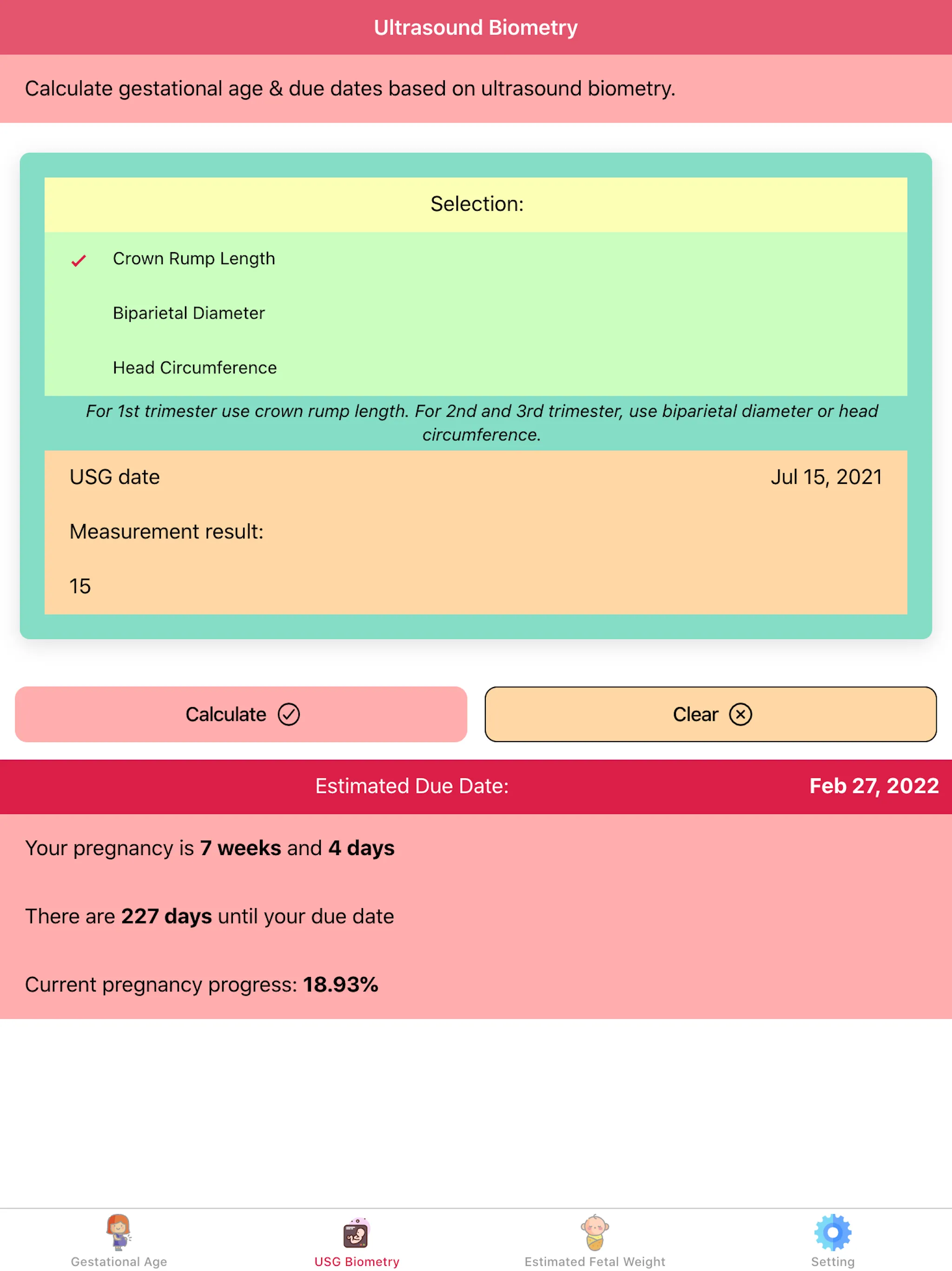 Pregnancy Calculator Pro | Indus Appstore | Screenshot