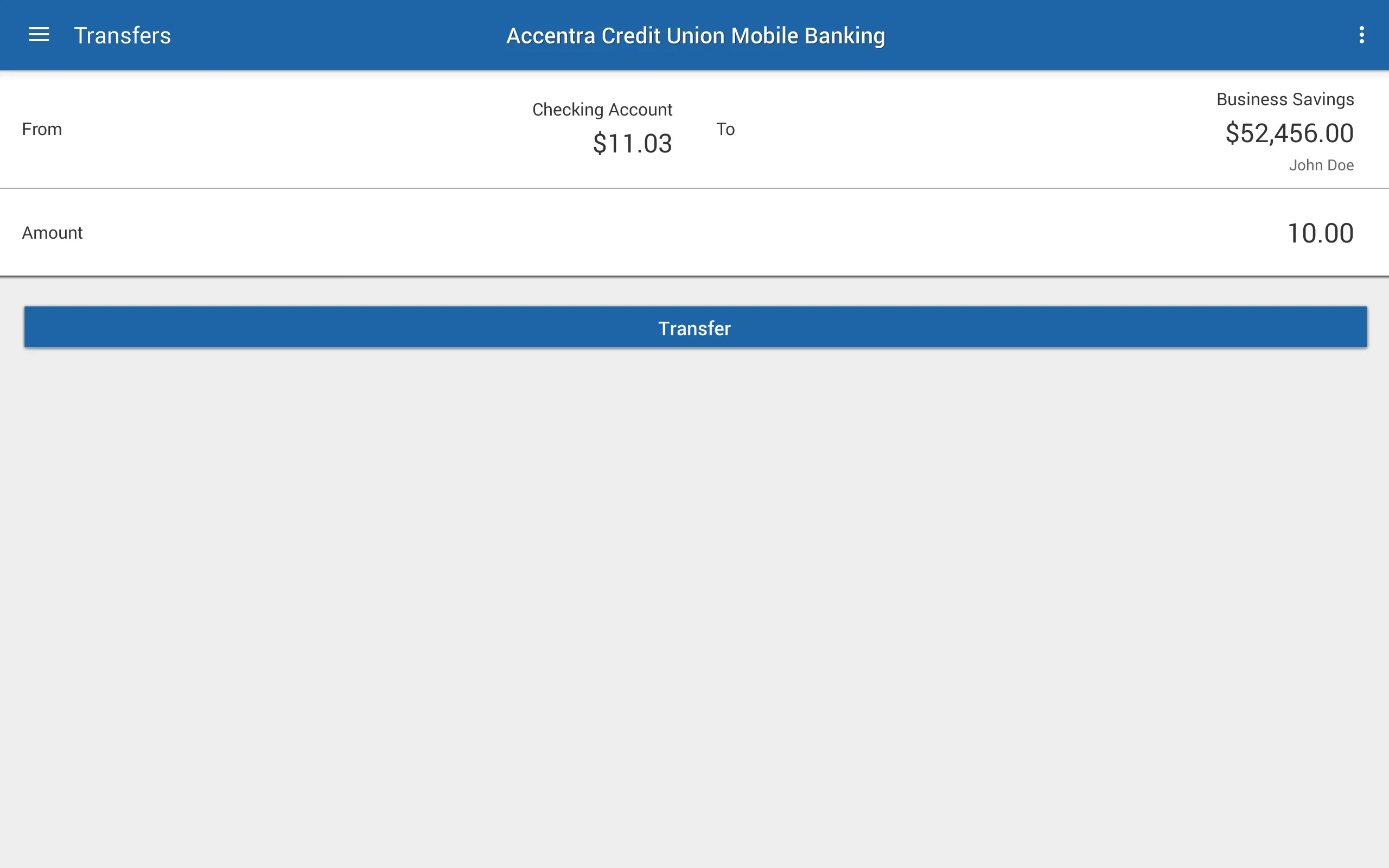 Accentra Credit Union Mobile | Indus Appstore | Screenshot