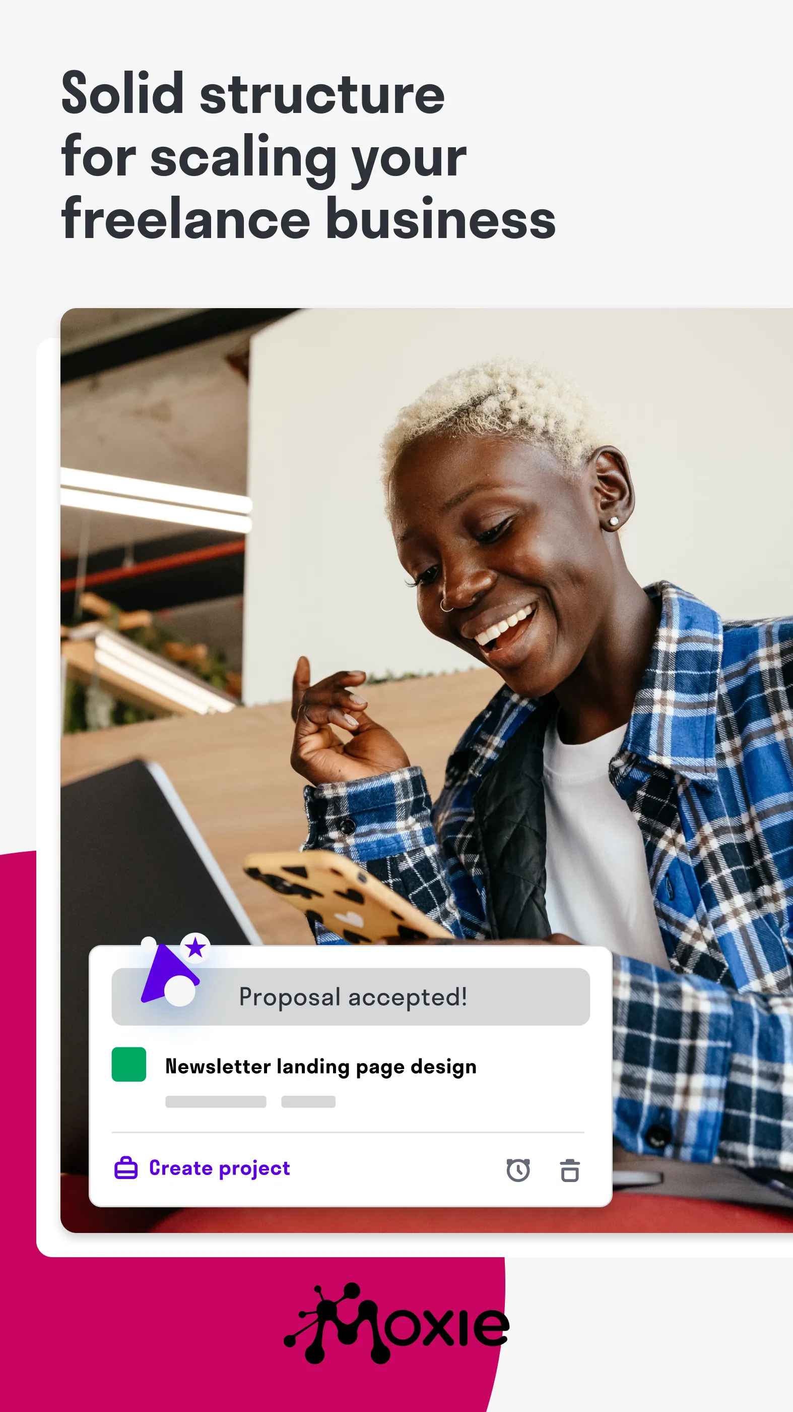 Moxie | Built for freelancers | Indus Appstore | Screenshot