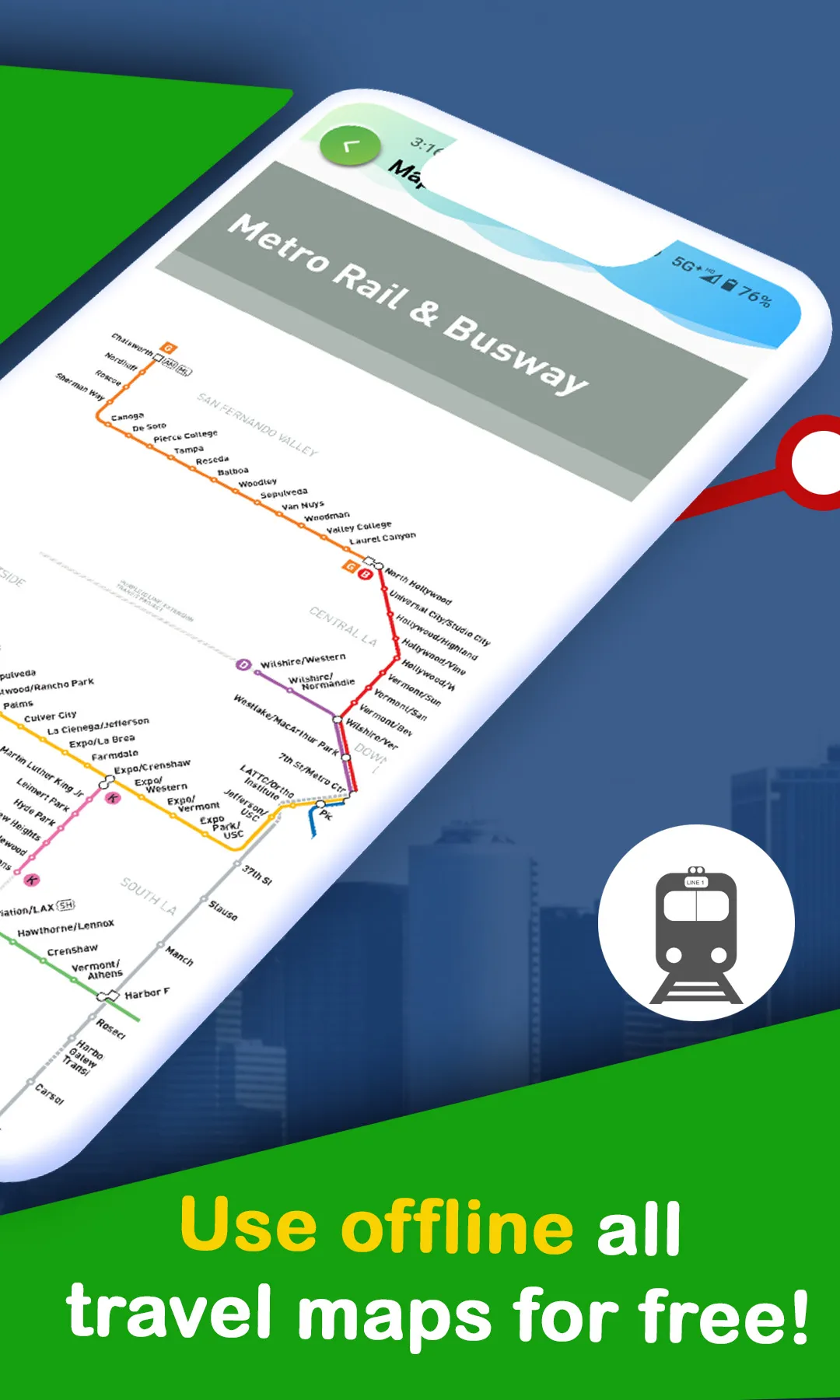 Los Angeles Transit : LA Metro | Indus Appstore | Screenshot