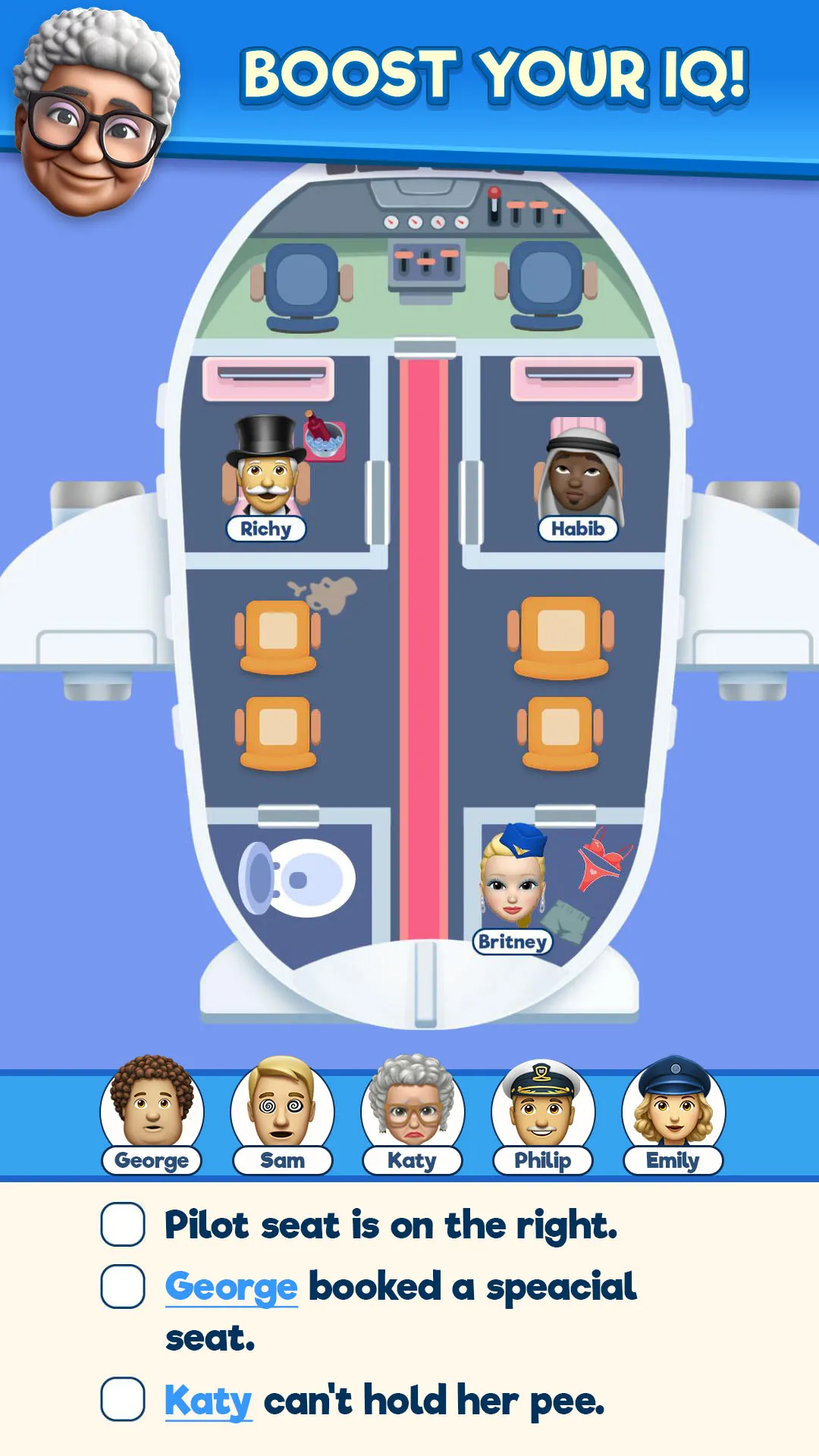 That's My Seat - Logic Puzzle | Indus Appstore | Screenshot
