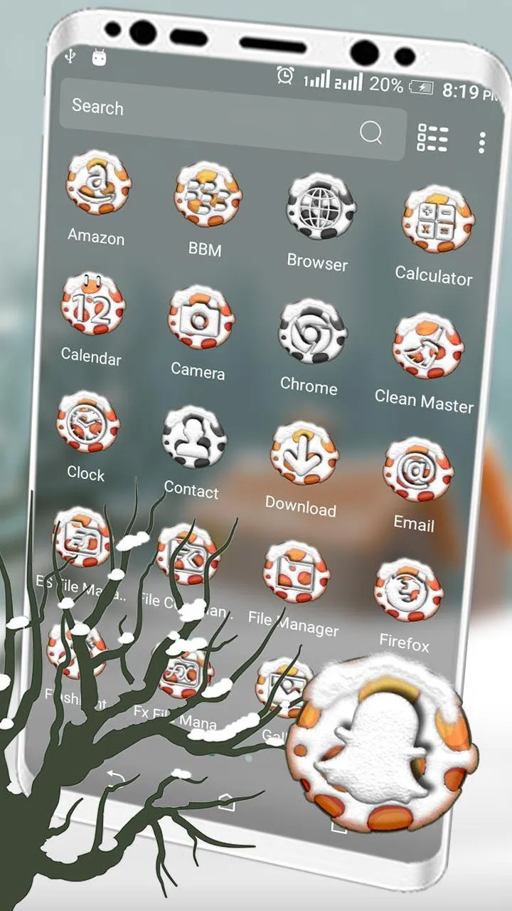 Winter House Launcher Theme | Indus Appstore | Screenshot