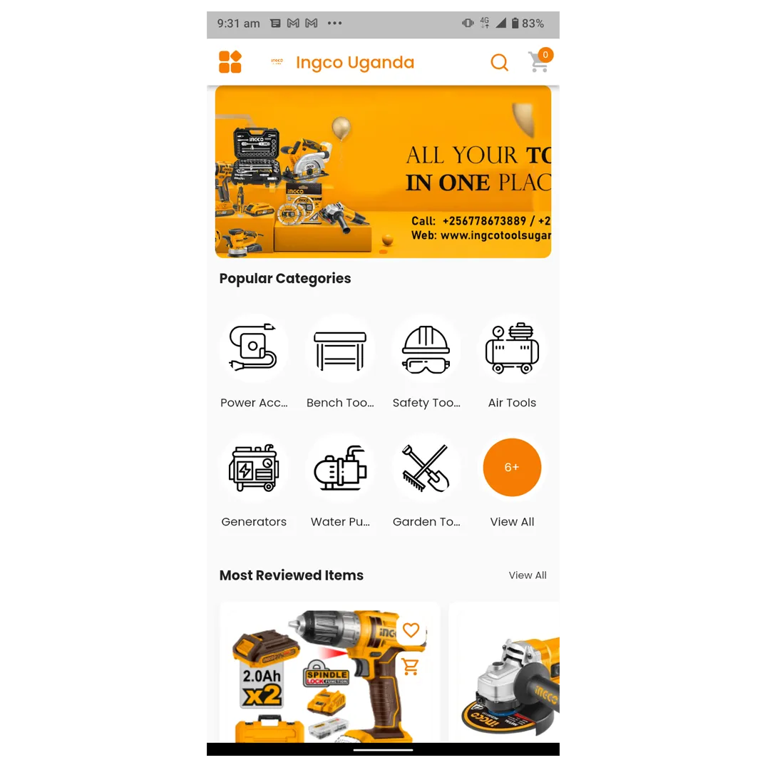 Ingco Tools Uganda | Indus Appstore | Screenshot