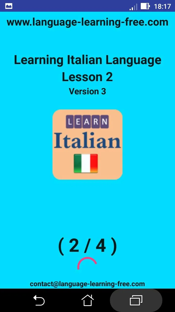 Learning italian language (les | Indus Appstore | Screenshot