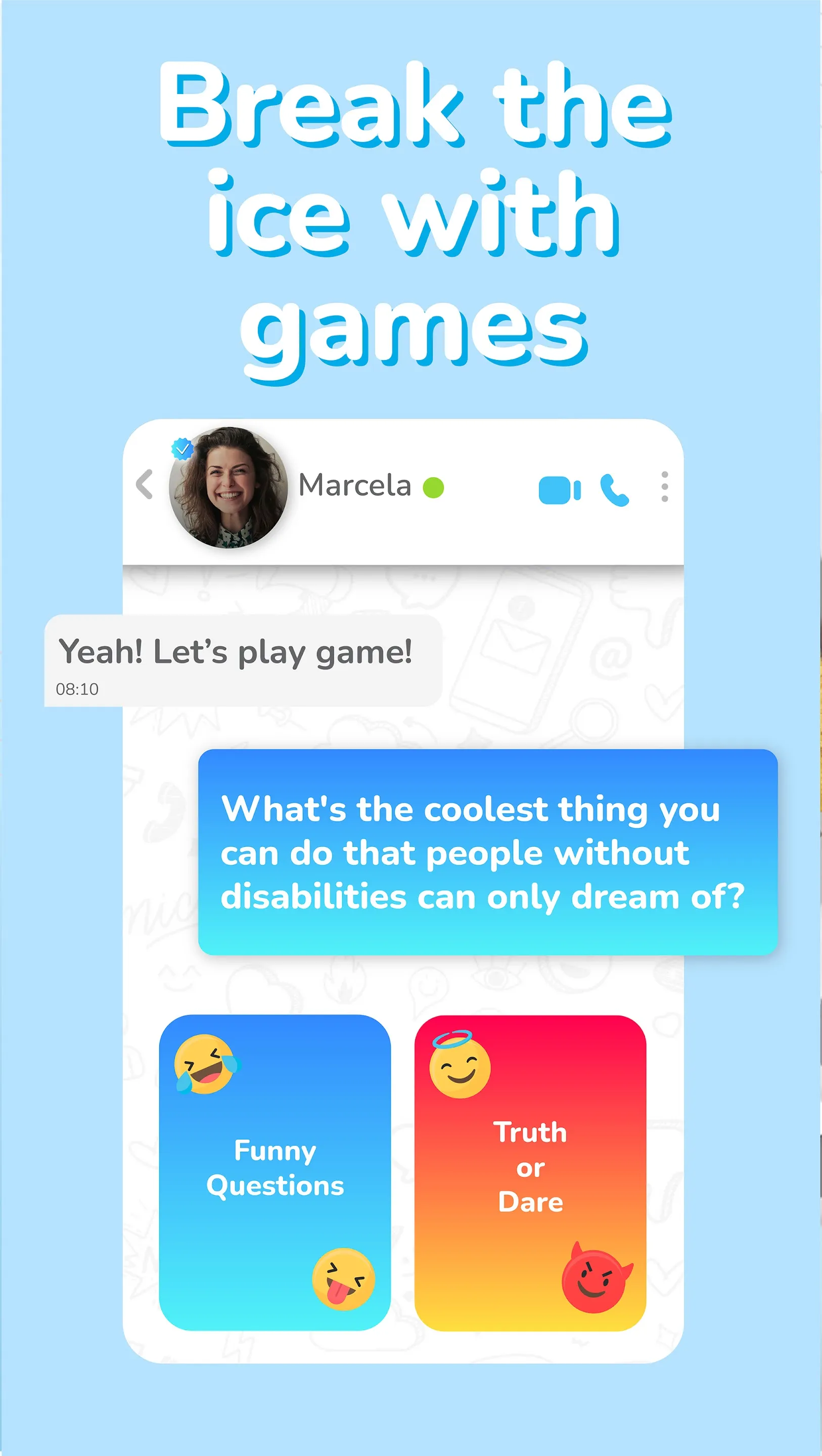 Udolly - Dating for disabled | Indus Appstore | Screenshot