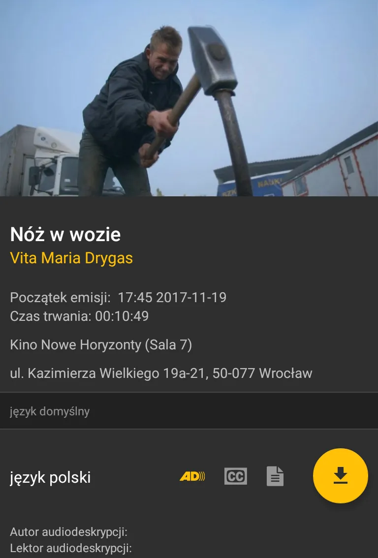 AudioMovie-Kino dla wszystkich | Indus Appstore | Screenshot