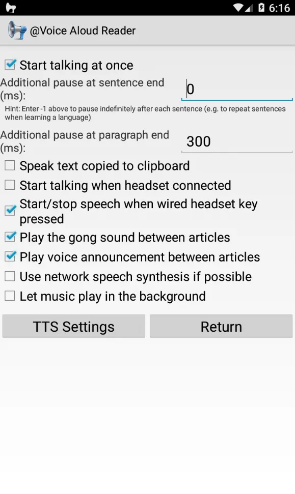 @Voice Aloud Reader (TTS) | Indus Appstore | Screenshot