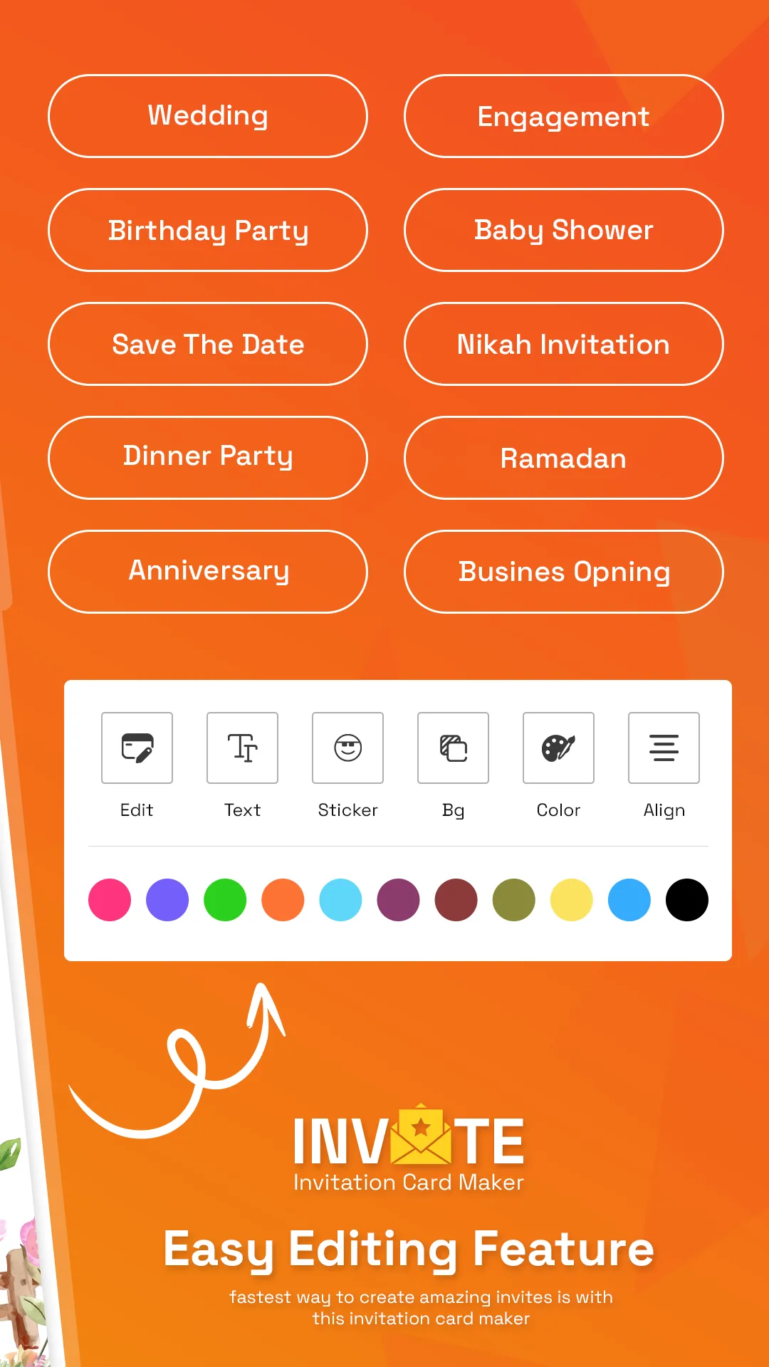 Invitation Card Maker free | Indus Appstore | Screenshot