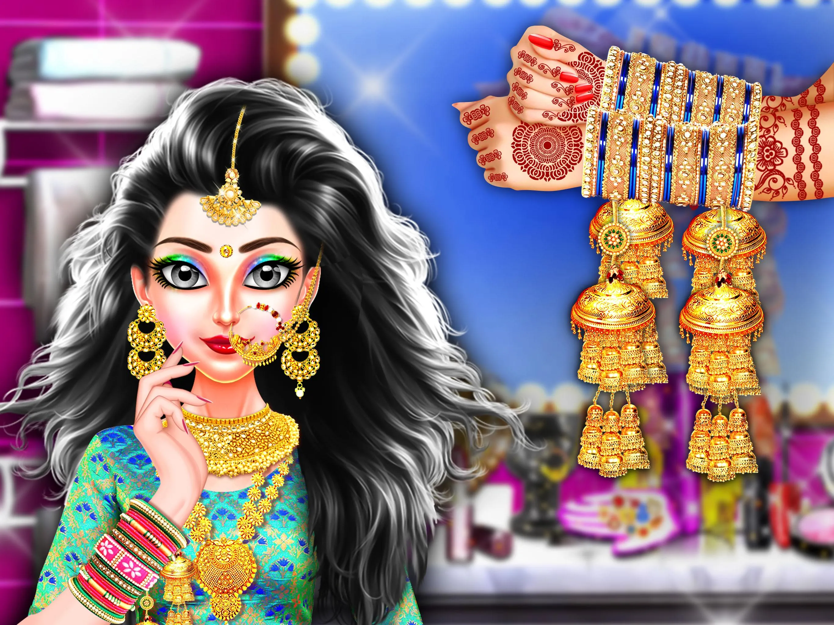 Indian Wedding Game - Makeup | Indus Appstore | Screenshot