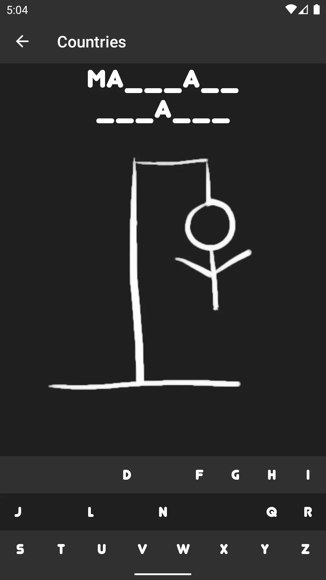 Hangman - The Classic Game | Indus Appstore | Screenshot