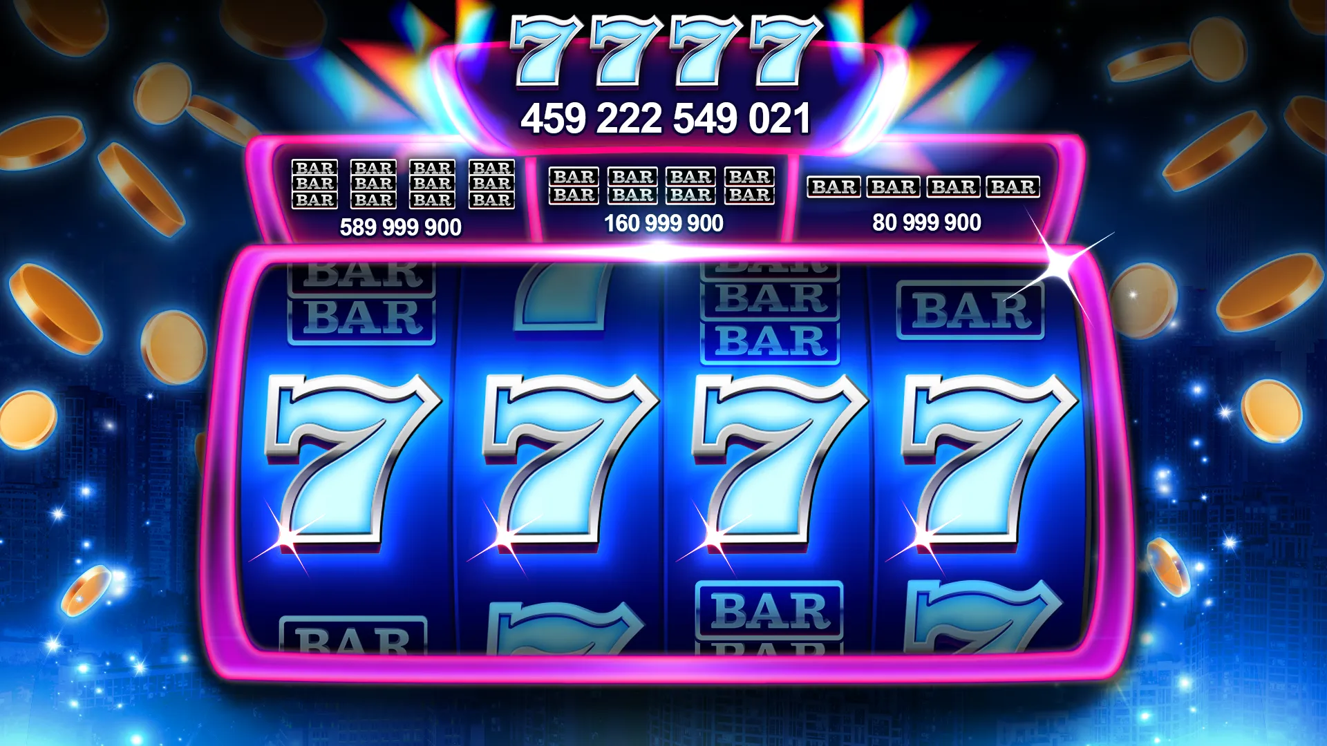 Slots 7777 -Slot Machine 77777 | Indus Appstore | Screenshot