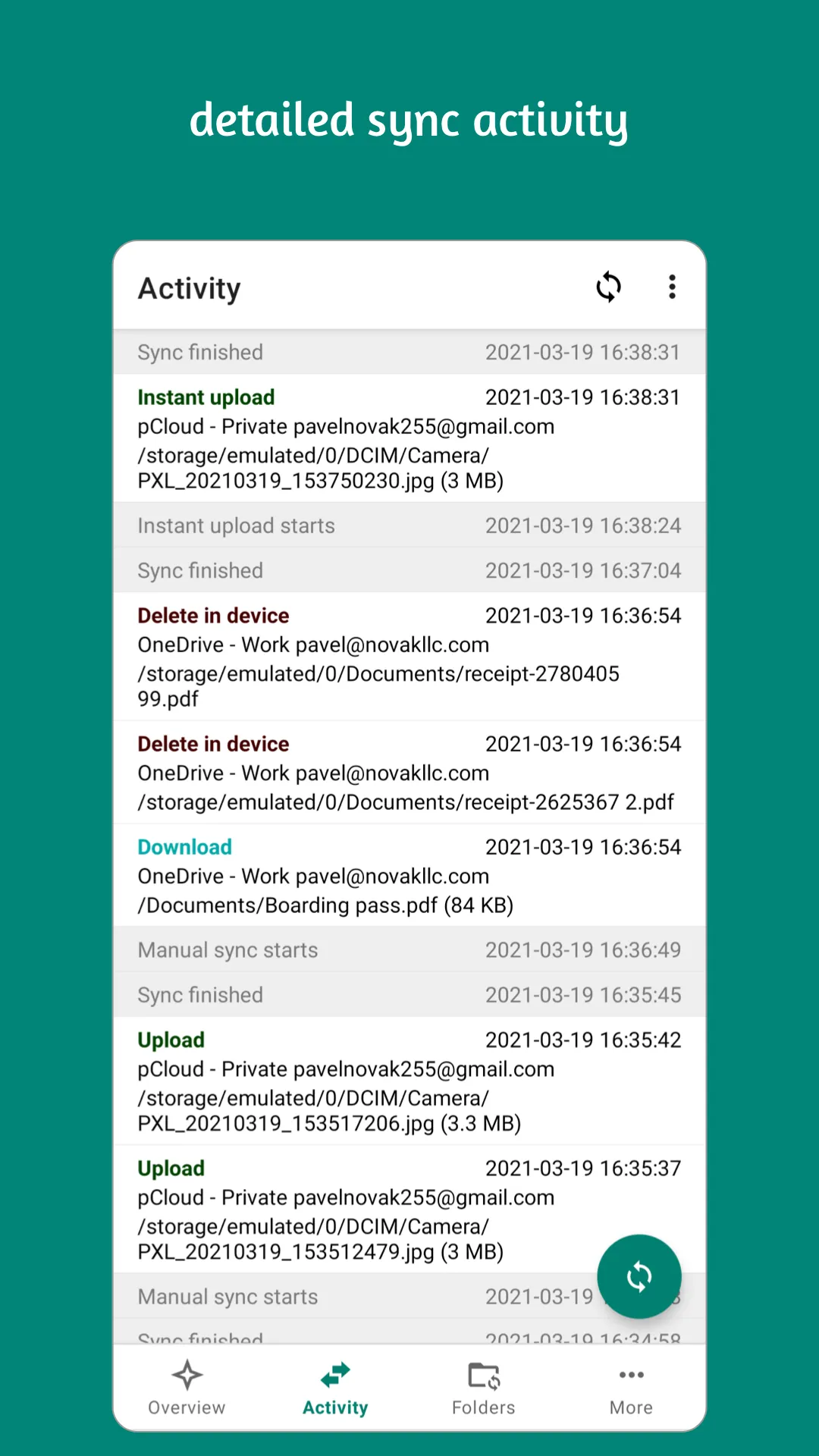 Autosync - File Sync & Backup | Indus Appstore | Screenshot