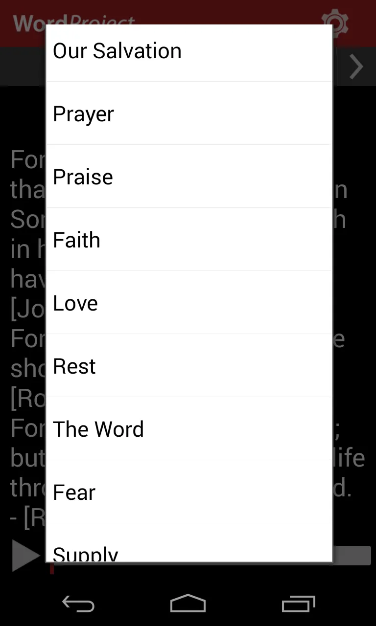 WORDPROJECT AUDIO BIBLE | Indus Appstore | Screenshot