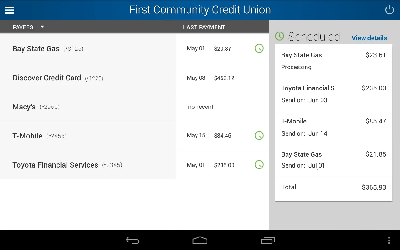 First Community Credit Union | Indus Appstore | Screenshot