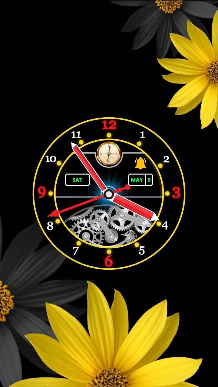 Analog Clock Live Wallpaper 3D | Indus Appstore | Screenshot
