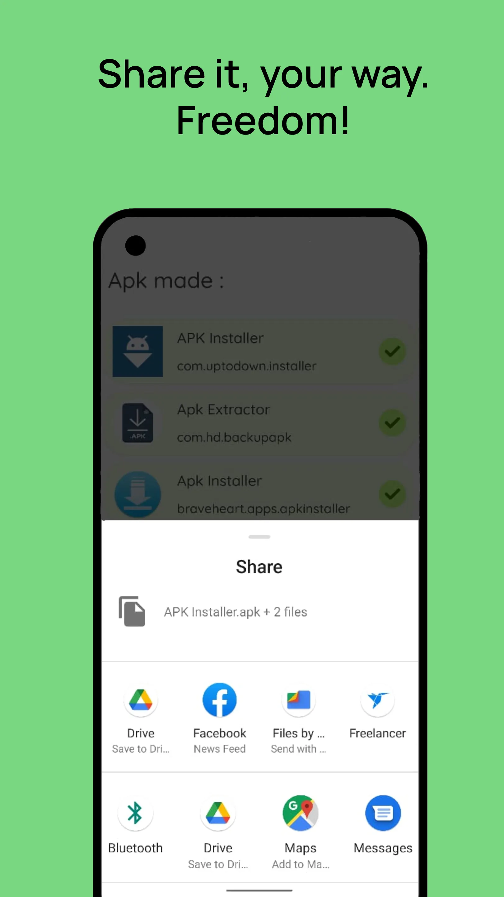 APK Maker - share app offline. | Indus Appstore | Screenshot