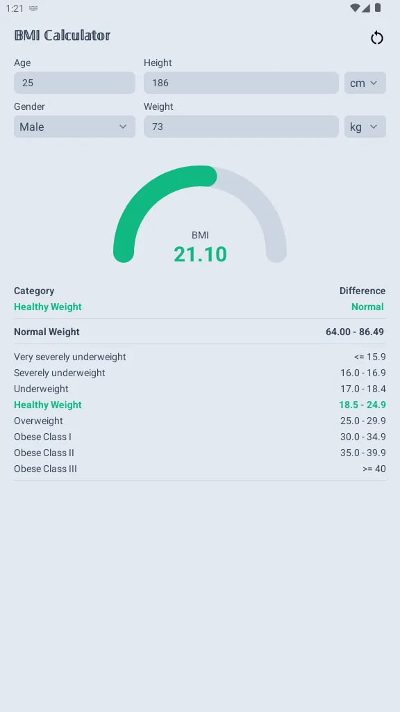 BMI Calculator | Indus Appstore | Screenshot