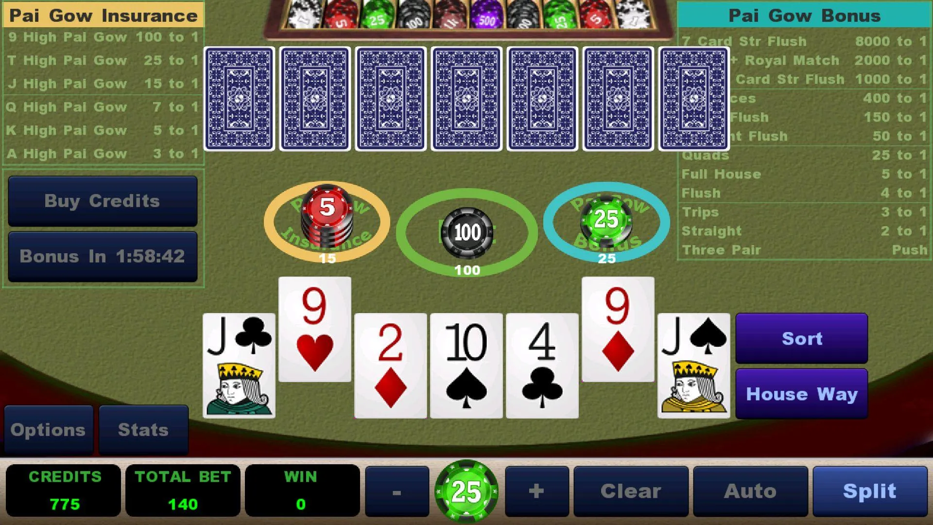 Ace Pai Gow Poker | Indus Appstore | Screenshot