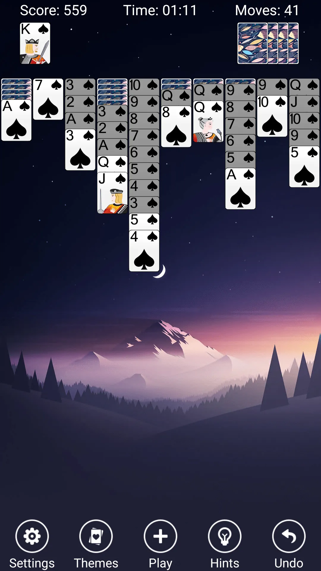 Spider Solitaire | Indus Appstore | Screenshot