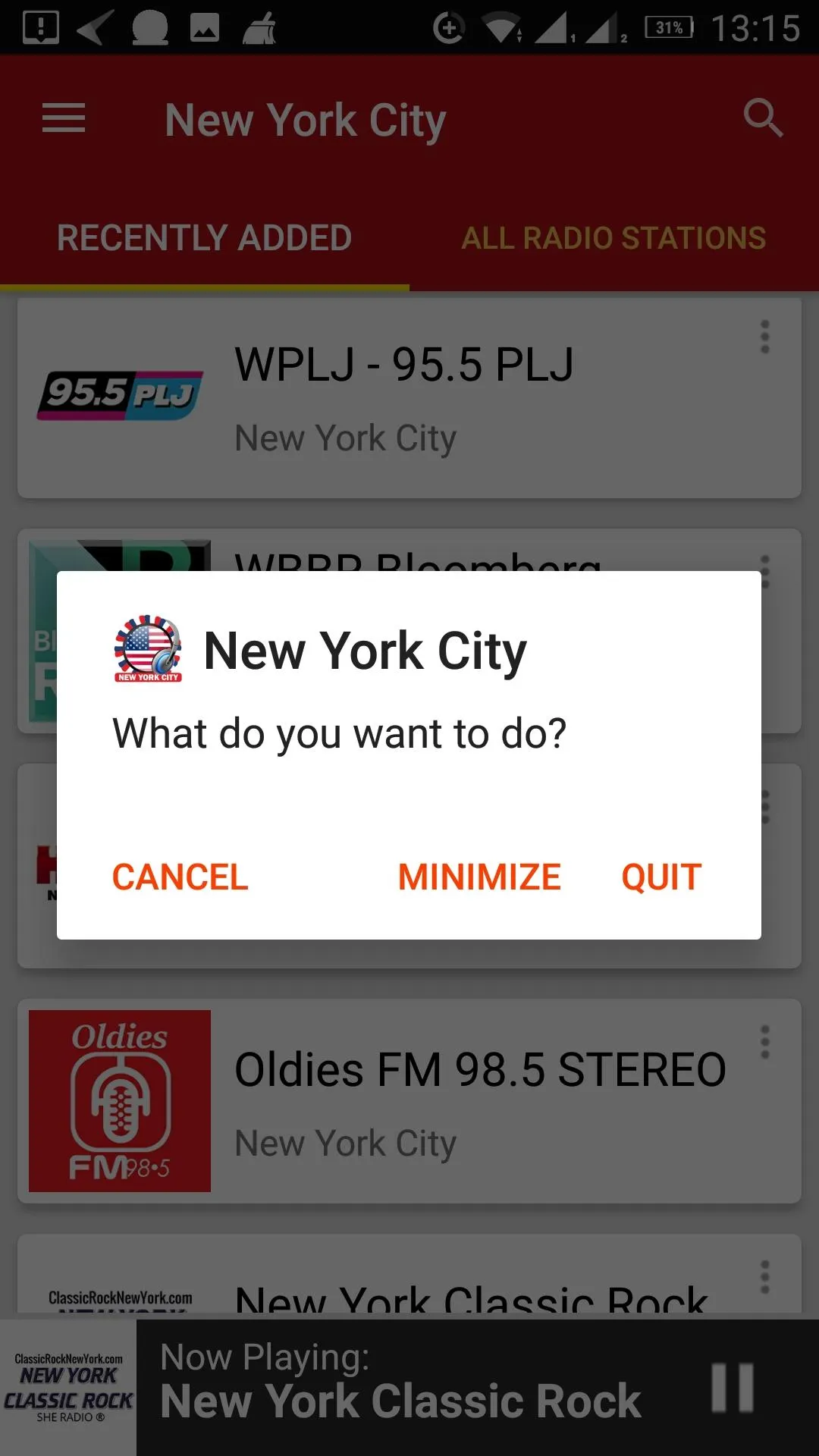 New York City Radio Stations | Indus Appstore | Screenshot