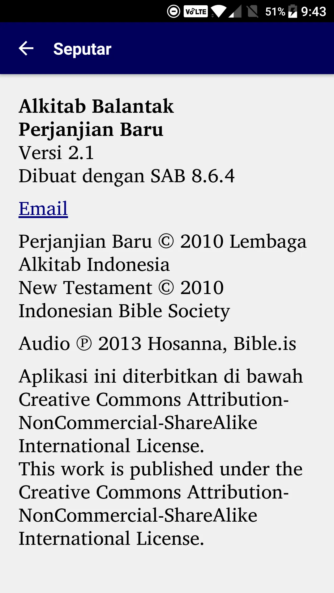 Alkitab Balantak | Indus Appstore | Screenshot