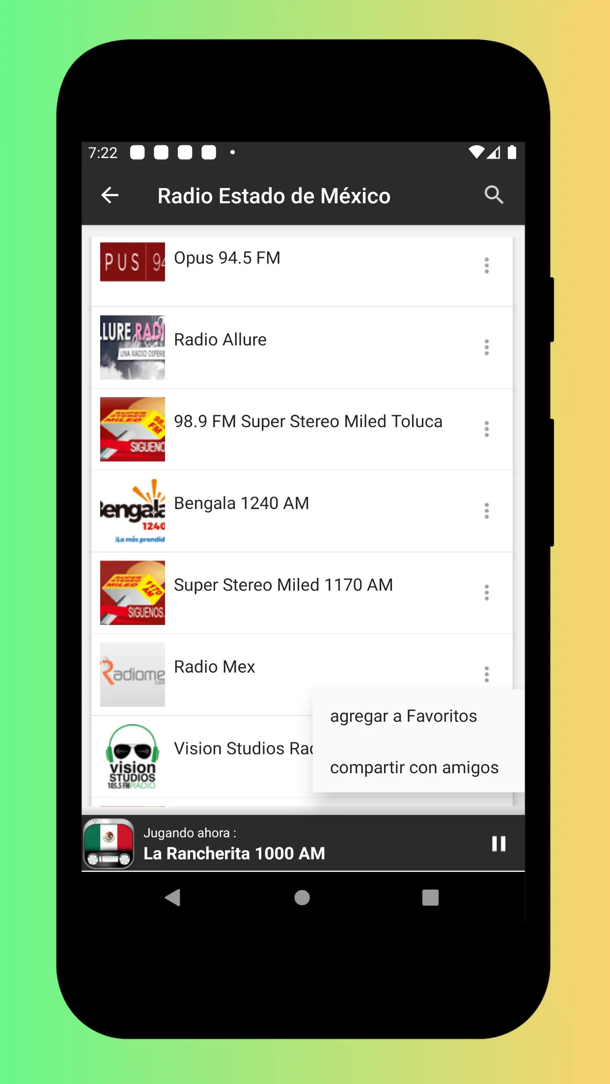 Radio Mexico App - Radio FM AM | Indus Appstore | Screenshot