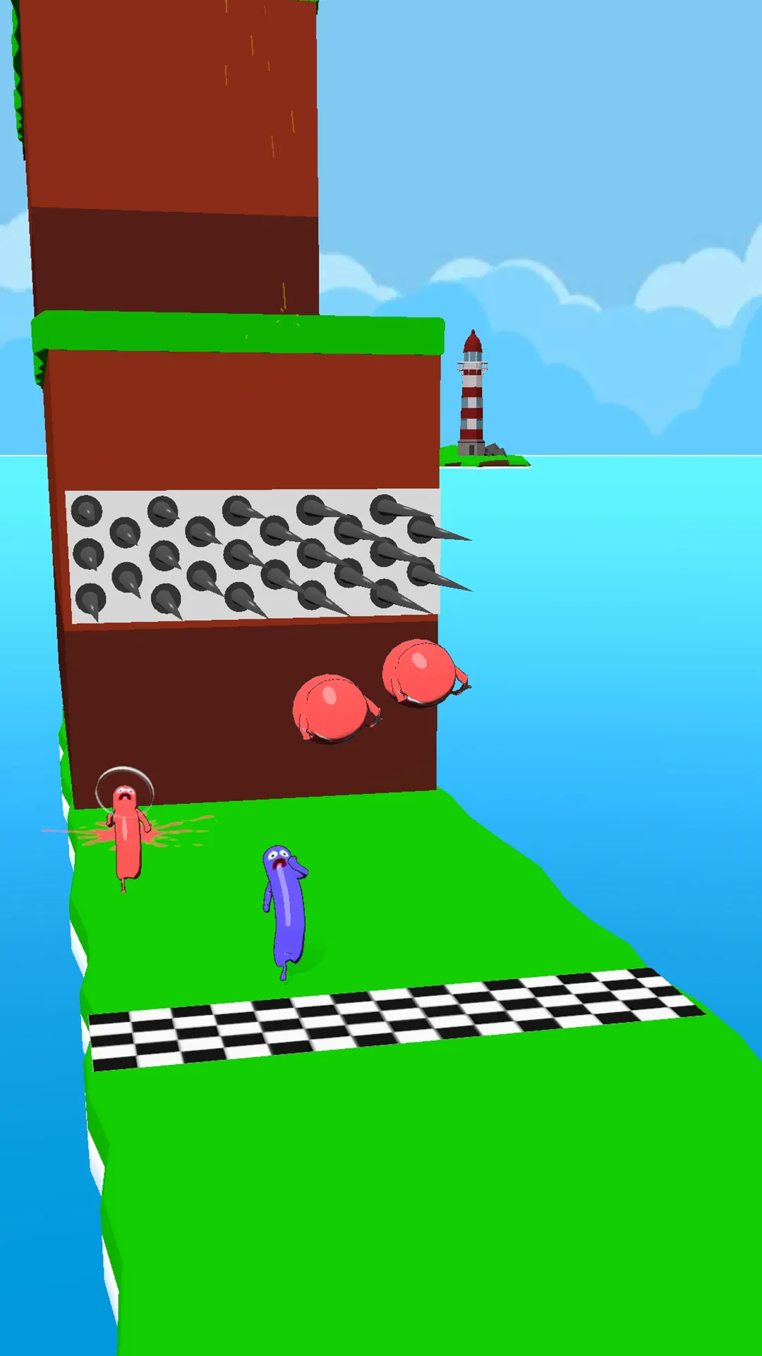 Falling Sausage - Fun Race 3D | Indus Appstore | Screenshot