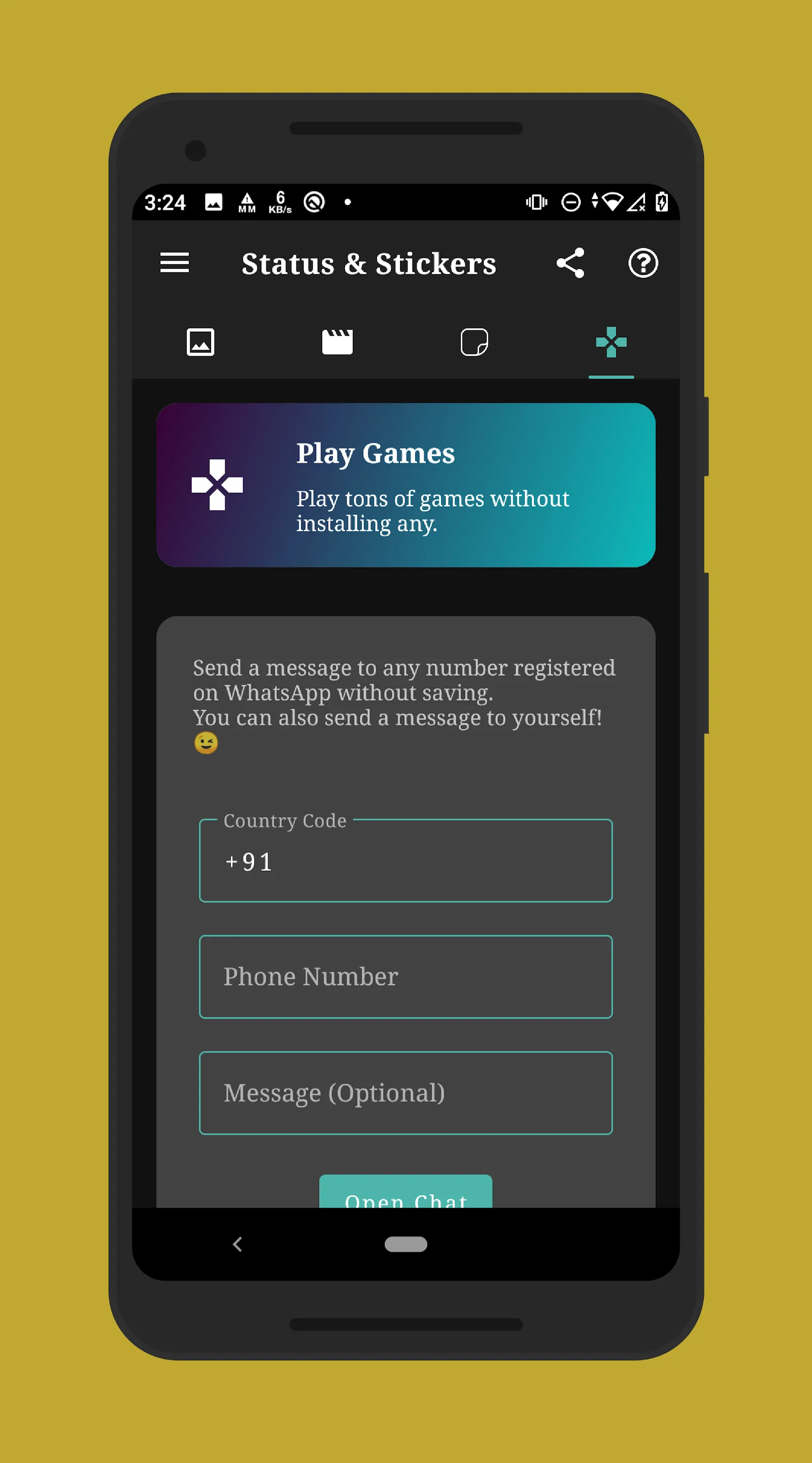 Status, Sticker Saver | Indus Appstore | Screenshot